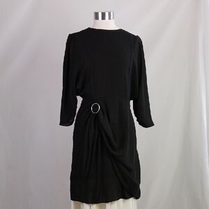 The Kooples Black Dressy Crepe Dress NWT.